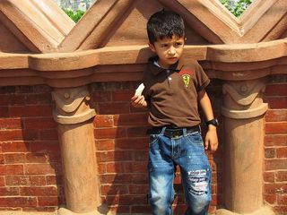 肖像，可爱，顽皮，孩子，亚洲，男孩，男性，童年