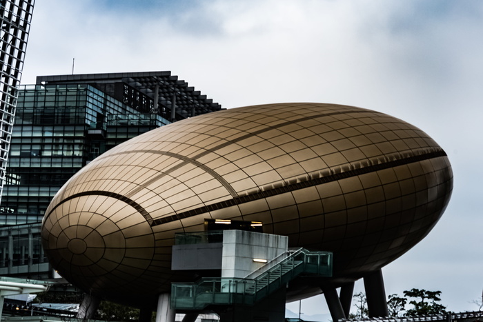 黄色混凝土建筑，建筑，建筑，办公楼，大都市，城市，城镇，城市