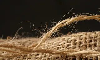 粗麻布，宏观，有机，粗糙，机织，材料，织物，纺织品