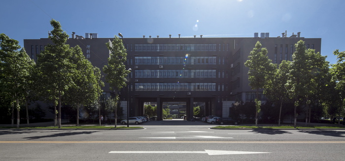 石家庄国立*师范大学校园，建筑，建筑外观，建筑结构，天，无人