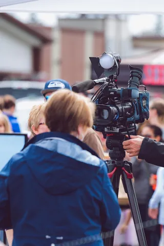 记者，新闻，记者，电视，频道，城市，城市日，假日