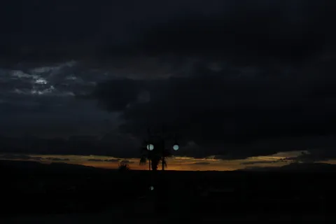 多米尼加*，圣多明各，全景，天空，风景，天堂，光，云-天空