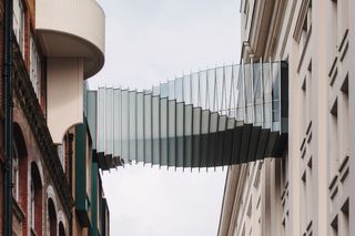 英国, 伦敦, SOHO, 城市, 建设, 抽象, 麻花, 连接