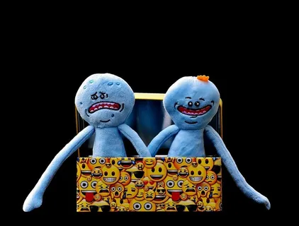 里克和莫蒂，人物，情感，微笑，有趣，悲伤，快乐，柔软的玩具