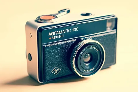 Agfamatic复古相机特写镜头 Agfamatic复古相机特写镜头