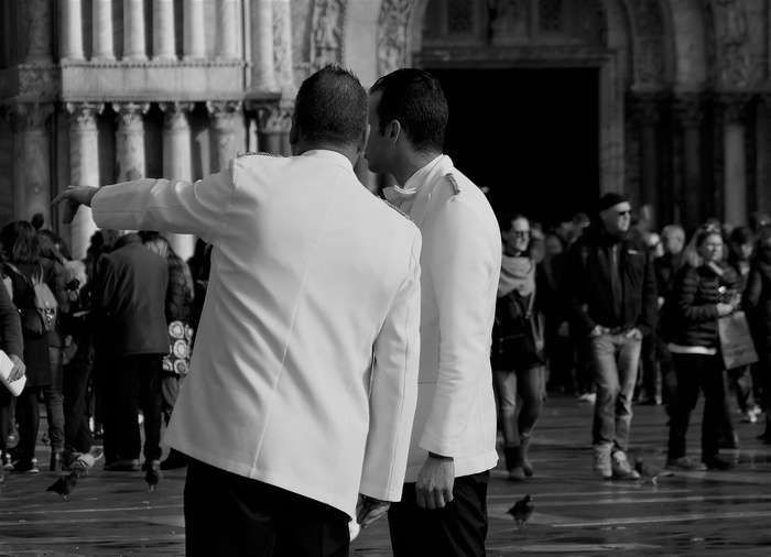 服务员, 服务, 操作, 美食, 上部, 真人, 建筑, 后视图