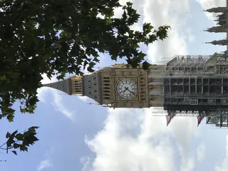 伦敦, 英国, 威斯敏斯特, 时钟, 脚手架, 大本钟, 翻新, 云-天空