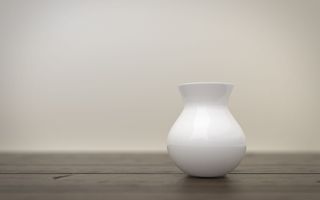 花瓶，复古，复古，墙壁，装饰，桌子，室内，单个物体