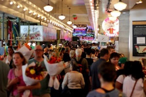 摄影、商店、商场、人群、聚会、人群、男人、女人