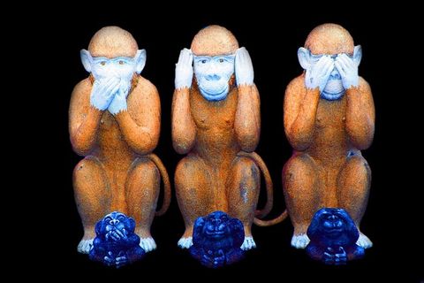 三，智者，猴子墙纸，猴子，邪恶，看，听，不