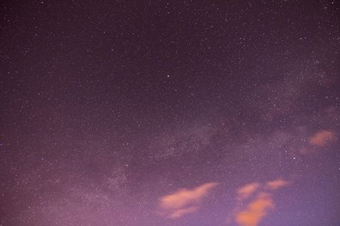 繁星点点的夜空