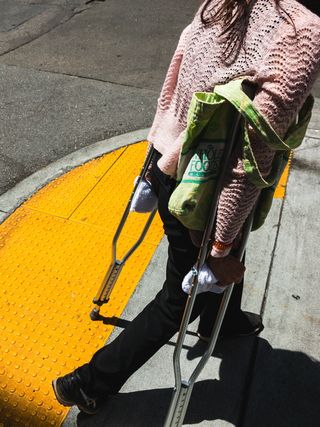 受伤, 拐杖, 疼痛, 残废, 破碎, 伤害, 孤独, 损坏