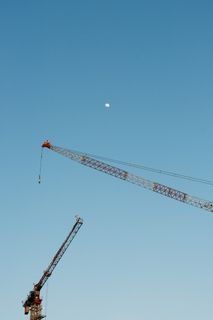 壁纸、发展、国家、亚洲、起重机、建筑、天空、月亮