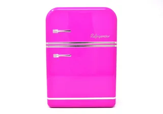粉红色紧凑型冰箱, 冰箱, 粉红色, 框, 存储, 饼干罐, 锡罐, 表