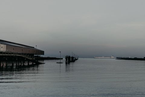 美国旧金山，船，水，河，海洋，驳船，天空