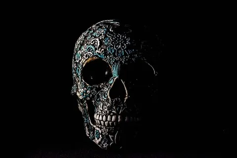 骷髅,骨头,墨西哥人,骷髅,人头,人类,哥特式,摄影棚拍摄 骷髅,骨头,墨西哥人,骷髅,人头,人类,哥特式,摄影棚拍摄