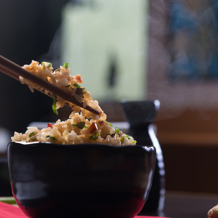 开胃菜，模糊，碗，陶瓷，筷子，特写，美食，美味