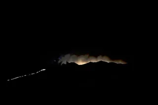 无标题，黑色，剪影，自然，山脉，树木，黑暗，夜晚