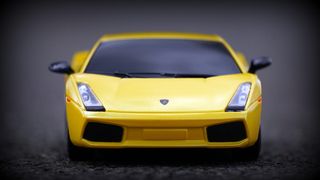 汽车，头灯，兰博基尼，微型，跑车，玩具，黄色，机动车辆