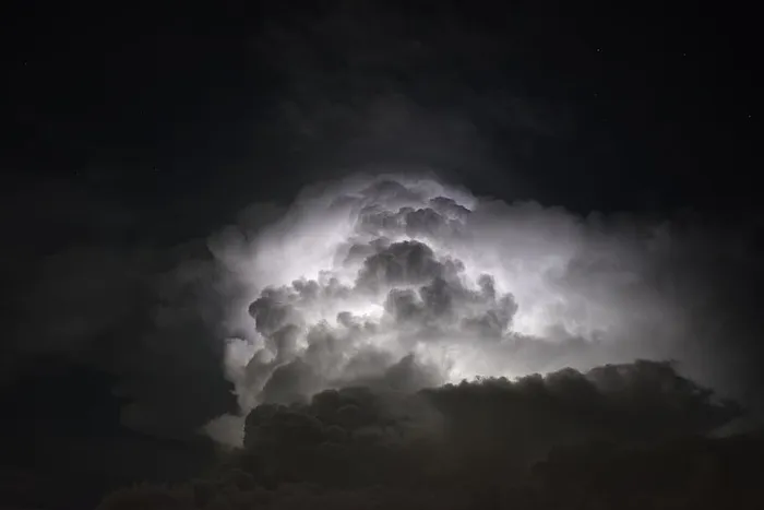 黑白，天空，云，黑，乌云，单色，暴风雨，云天