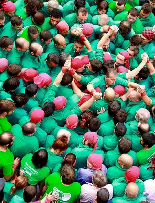 西班牙，萨巴德尔，解放军，绿色，人民，种姓者，我们一起创造，一起创造