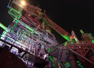 德国，杜伊斯堡，兰德沙夫特公园，钢铁厂，工业，工业，钢铁