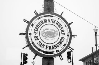 红绿灯、信号灯、塔楼、建筑、大楼、钟楼、旧金山、商标