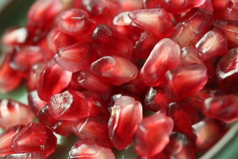 红色, 石榴, 宏, 详细信息, 秋季, 饮食, 餐饮, 健康饮食