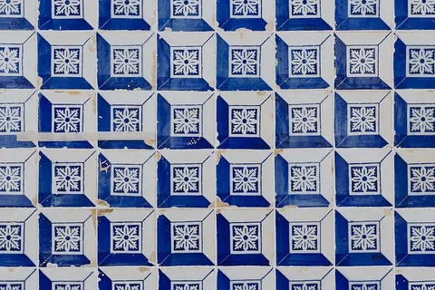葡萄牙Azulejos,典型釉面瓷砖,葡萄牙里斯本 葡萄牙Azulejos,典型釉面瓷砖,葡萄牙里斯本