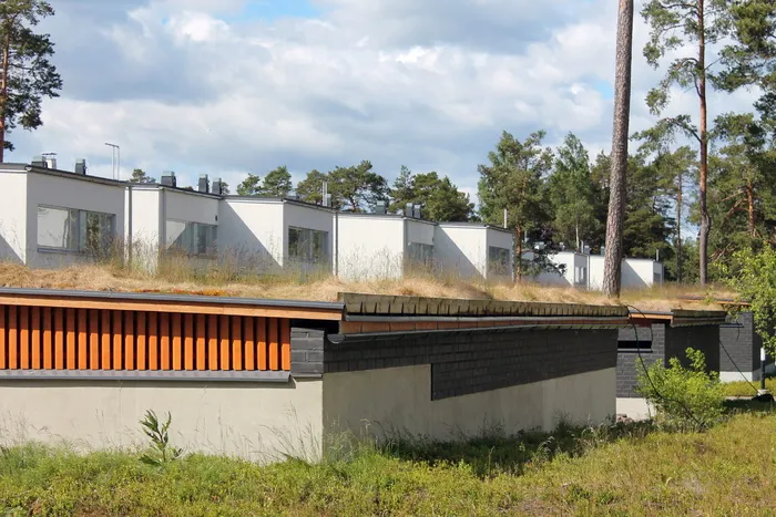 埃斯波，matinkylä，芬兰，绿色屋顶，建筑，景观建筑，建筑结构，植物