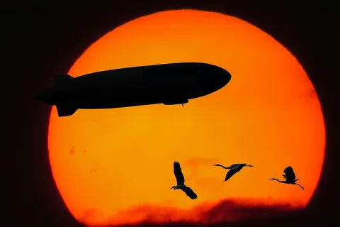 情绪、飞翔、太阳、日落、假日、旅行、冒险、dom