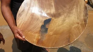 缅甸、黄金、挖掘、开采、真人、中段、一人、生活方式