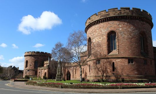 卡莱尔，城堡，坎布里亚，建筑，天空，历史，建筑结构，过去