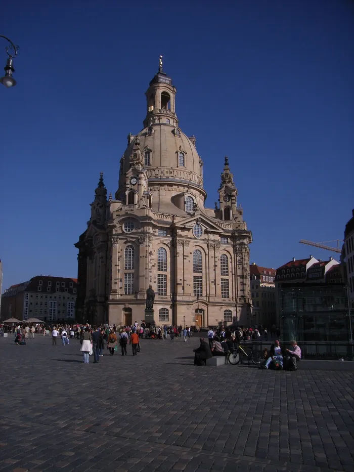 德累斯顿，frauenkirche，建筑，教堂，老城，萨克森州，建筑，地标
