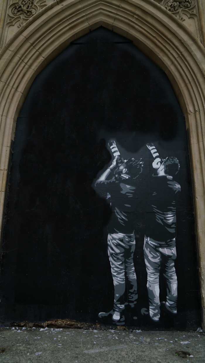 街, 壁, 艺术, 摄影师, 狗仔队, croydon, 伦敦, 拱