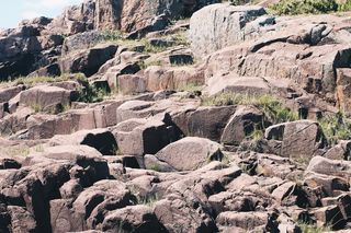 自然、户外、山脉、台地、悬崖、岩石、考古学、水