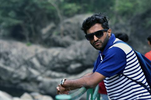 莫代尔，户外，摄影，摄影，风格，脸，野生，人