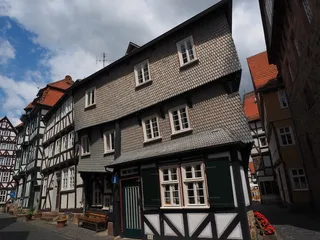 fritzlar，fachwerkhäuser，市中心，历史古城，斯塔特米特，建筑，窗户，瓦