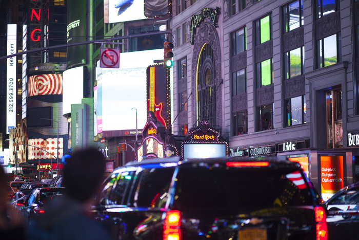 纽约，美国，时代广场，霓虹灯，硬岩，城市，灯光，色彩