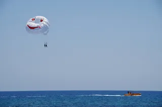 伞伞，滑翔伞，水上运动，海洋，乐趣，降落伞，水，天空