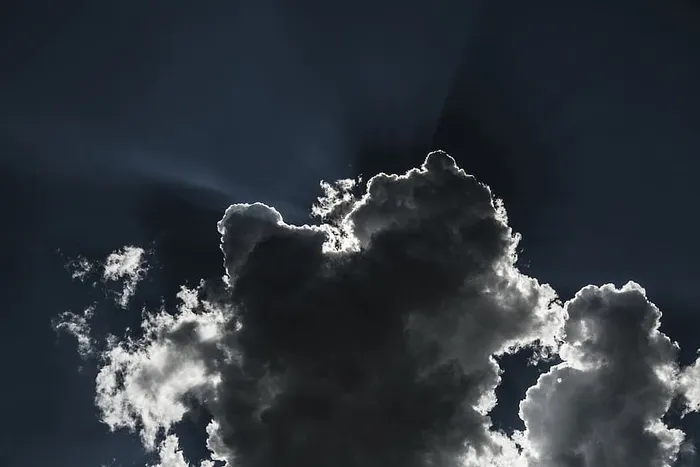 雨云，云，天空，自然，天气，户外，积云，阳光