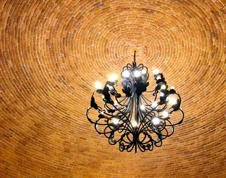 墨西哥、坎昆、对比、灯光、枝形吊灯、砖、cieling、moody