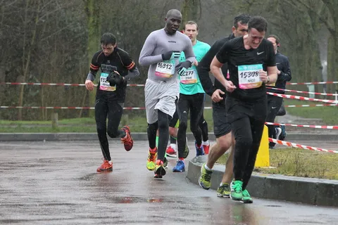 比赛，比赛，人，运动，全长，男子，白天，真人