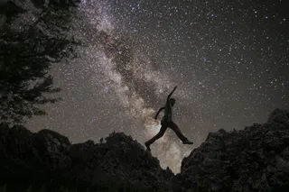 恒星-太空，天文学，夜晚，太空，单人，休闲活动，恒星，星系