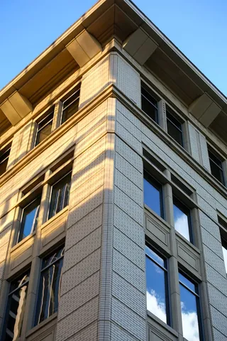 白色建筑的低角度摄影