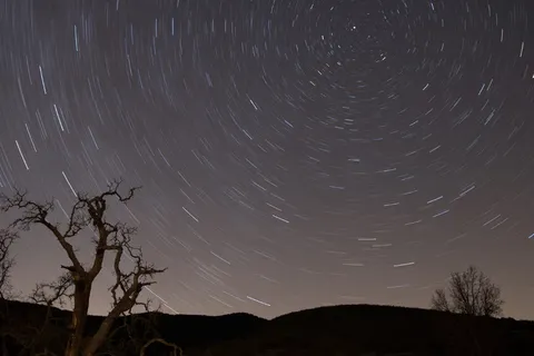 黑暗,天空,夜晚,星星,自然,风景,高地,剪影 黑暗,天空,夜晚,星星,自然,风景,高地,剪影