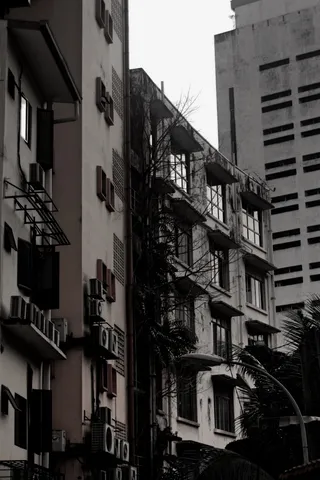 马来西亚、吉隆坡、masjid jamek、sad、bw、黑色和白色