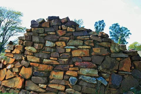 废墟，比勒陀利亚，石头，墙壁，摇摇欲坠，威廉·普林斯洛，农业农场，天空