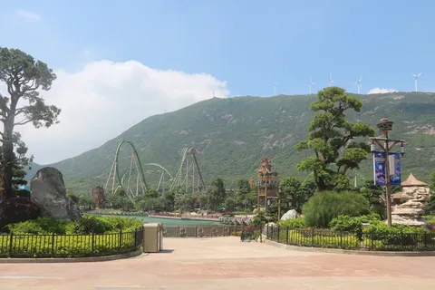 海洋王国, 长隆, 珠海, 过山车, 建筑, 名胜, 山, 植物 海洋王国, 长隆, 珠海, 过山车, 建筑, 名胜, 山, 植物