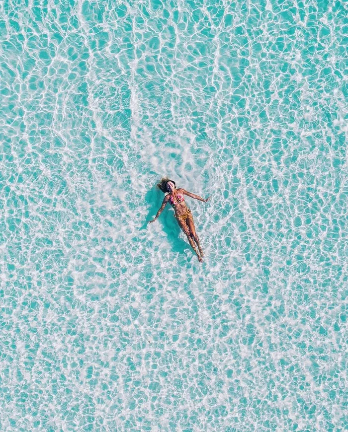 海，海洋，水，蓝色，自然，人，女人，女孩